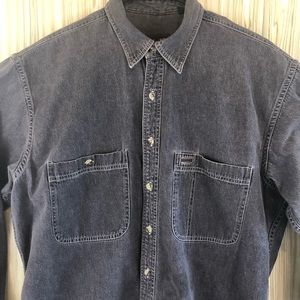 Timberland WeatherGear Denim Button Front Shirt